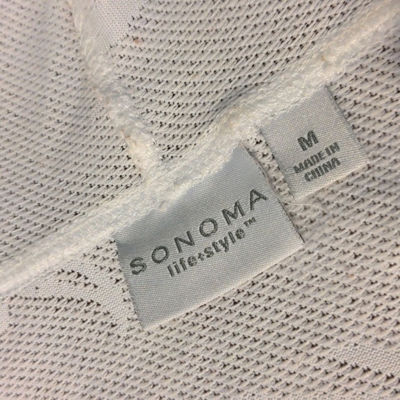 SONOMA LIFE + STYLE swimsuit cover up Oversized Palm Leaves size Medium - Picture 12 of 15